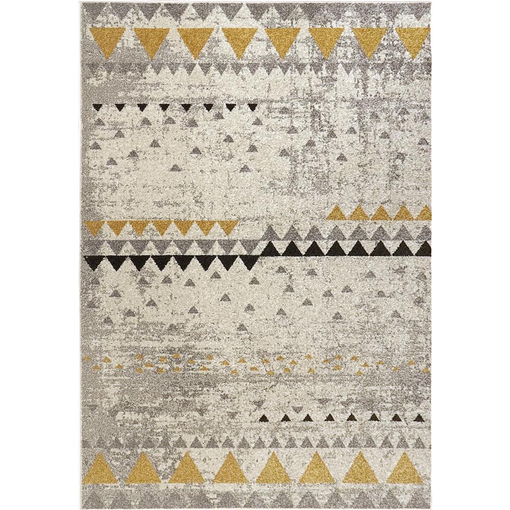 Dynamic Rugs 9882-170 Silvia 5 Ft. 3 In. X 7 Ft. 3 In. Rectangle Rug in Ivory/Gold